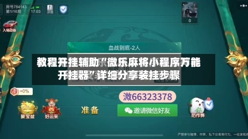 教程开挂辅助“微乐麻将小程序万能开挂器”详细分享装挂步骤-第1张图片