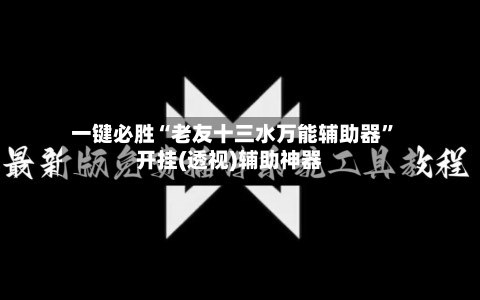一键必胜“老友十三水万能辅助器	”开挂(透视)辅助神器-第1张图片