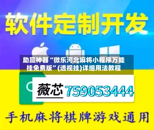 助赢神器“微乐河北麻将小程序万能挂免费版”(透视挂)详细用法教程-第1张图片