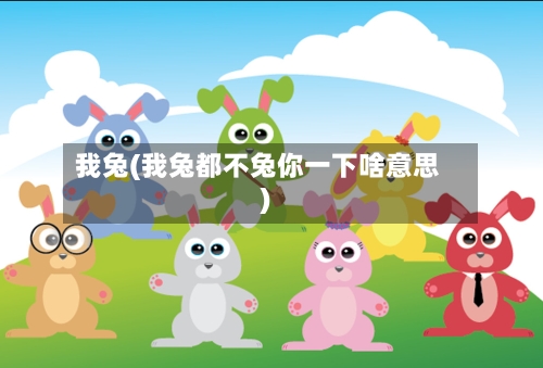我兔(我兔都不兔你一下啥意思)-第1张图片