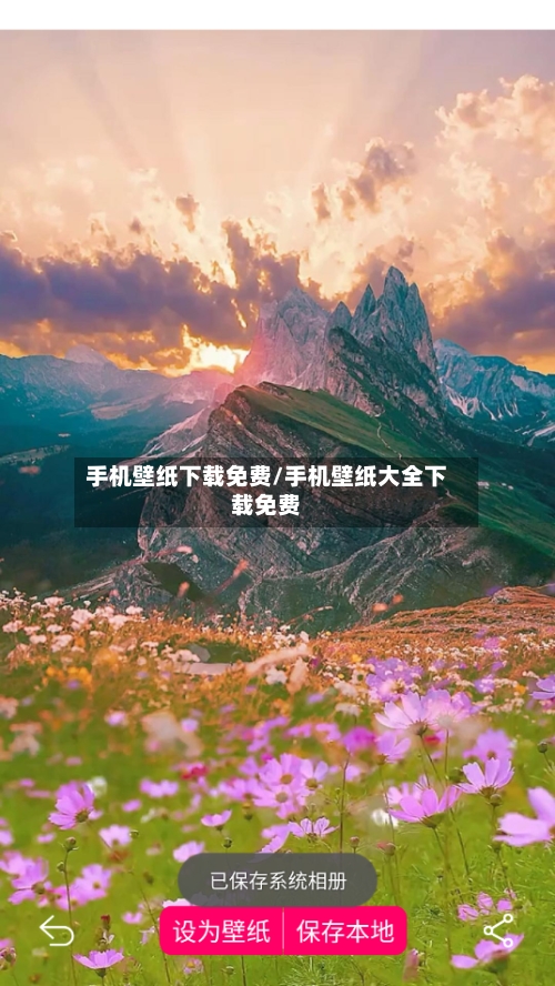手机壁纸下载免费/手机壁纸大全下载免费-第1张图片