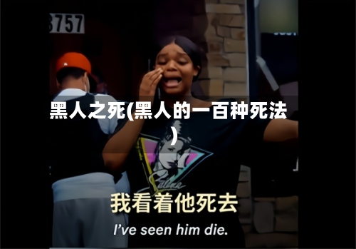 黑人之死(黑人的一百种死法)-第1张图片